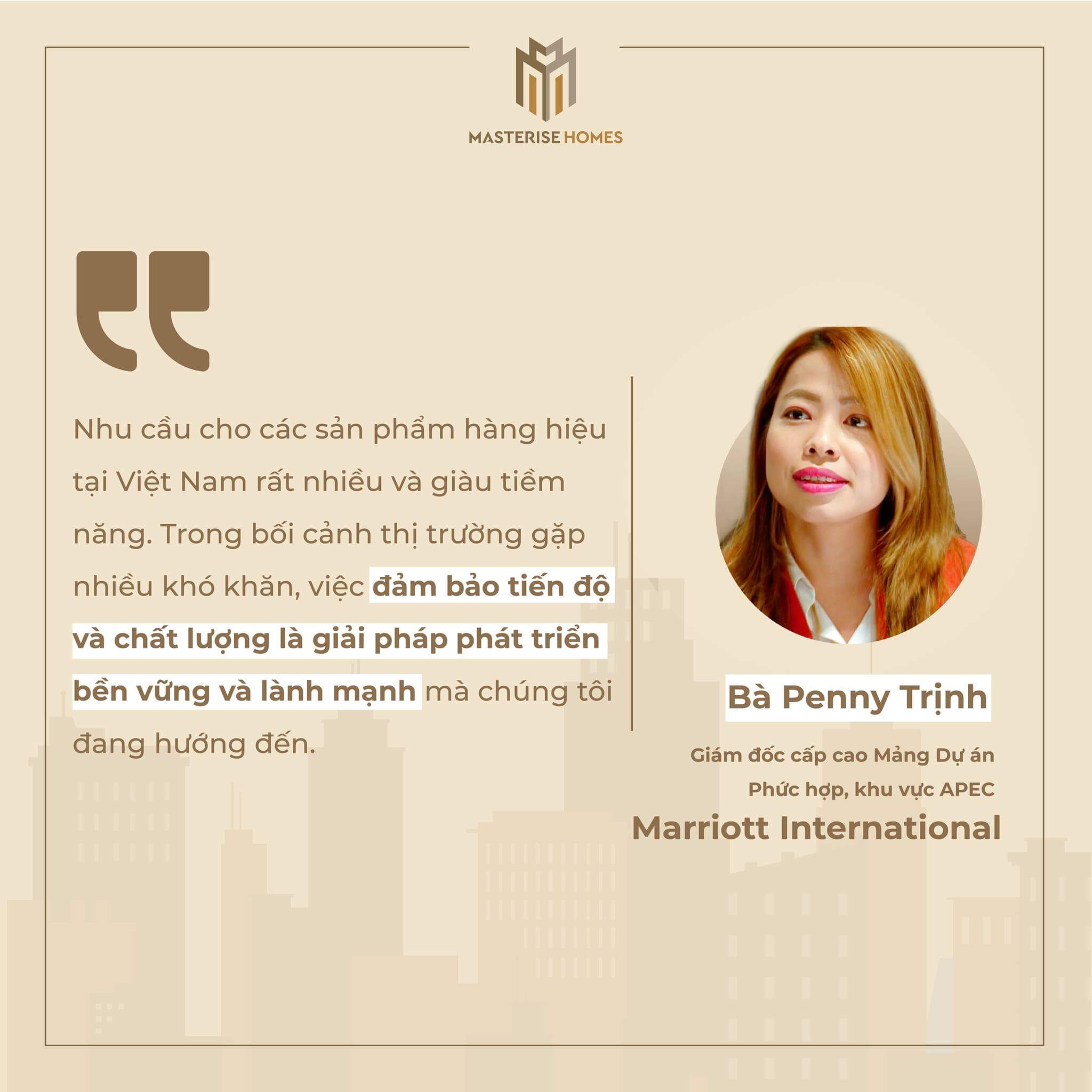 masterise home giu vung tien do, cam ket chat luong du an bat dong san