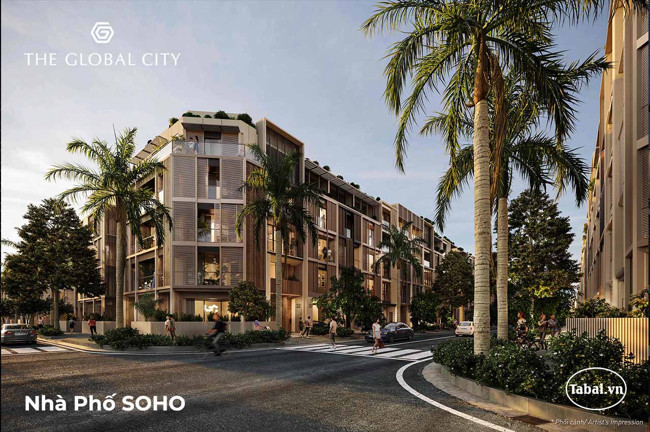 nha pho SOHO du an the global city an phu