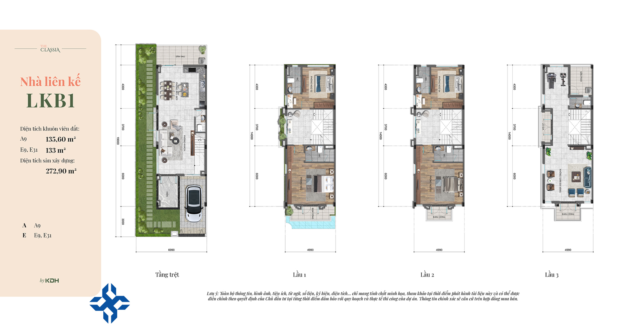 the classia khang dien thiet ke nha pho vuon