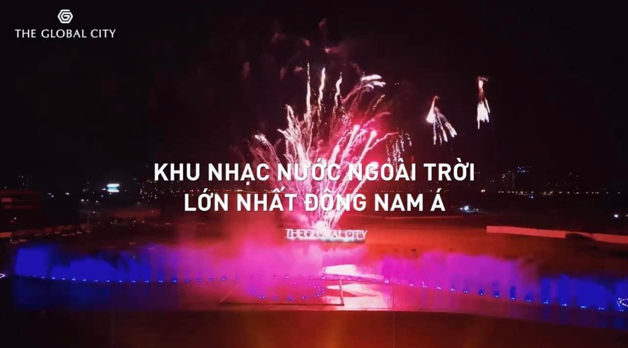 Khu nhạc nước The Global City lớn nhất Đông Nam Á 